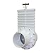 Valterra 6601 PVC Gate Valve, White, 6" Slip