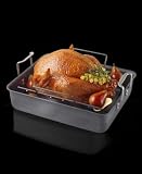 Calphalon Classic Hard Anodized 16-Inch Roaster with Nonstick Rack
