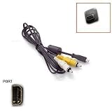 Ex-Pro Olympus CB-AVC5 CBAVC5 202060 AV Audio Video TV output Cable Lead for C-25, C-540, C-550, C-560, C-575, FE-20, FE-30, FE-35, FE-45, FE-46, FE-47, FE-150, FE-160, FE-180, FE-190, FE-220, FE-230, FE-240, FE-250, FE-280, FE-290, FE-300, FE-310, FE-320