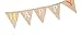 Biowow House Decorative Happy Birthday Party Bunting Burlap Banner