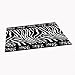 Cats Rule 00652 Perfect Litter Mat - Black & White Zebra