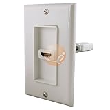 Ultra Series - Single Port HDMI Wall Plate (F/F) upto 1080p fits Sony PS3