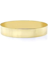 14K Gold Flat Bangle Bracelet, 12mm (1/2") [Jewelry]