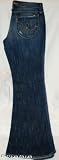 Blue Cult Jeans Sacred Blue Red/Gold Swirl in Dark Wash