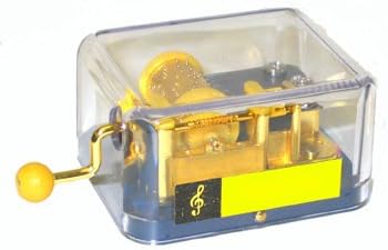 See Thru Hurdy Gurdy Music Box- IT'S A SMALL WORLD