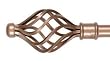 Decorative Adjustable 44"-84" Rod With Spiral Ends For Tapestries - Antique Gold