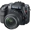 Sony a (alpha) DSLR-A100W - Digital camera - SLR - 10.2 Mpix - Sony DT 18-70mm and 75-300mm lenses - optical zoom: 3.9 x - supported memory: CF, Microdrive - black