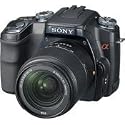 Sony DSLR-A100W SLR-Digitalkamera (10 Megapixel, BIONZ Bildprozessor) inkl. Standardzoom DT 18?70 mm F3,5?5,6 und Telezoom 75?300 mm F4,5?5,6