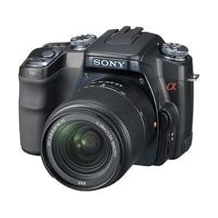 Sony DSLR-A100W SLR-Digitalkamera (10 Megapixel, BIONZ Bildprozessor) inkl. Standardzoom DT 18?70 mm F3,5?5,6 und Telezoom 75?300 mm F4,5?5,6