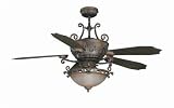 Ellington Ceiling Fans Barcelona Model BAR56AMS5CWR in Aged Moss. Indoor fan.