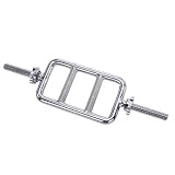 Sunny Threaded Solid Chrome Tricep Bar (24-Inch)