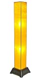 Tana Silk Floor Lamp - Gold