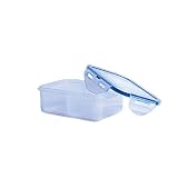 Lock & Lock 1.3 Cup Rectangular Storage with Removable Trays