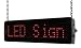 Lithonia SGNSCR M4 LED Scrolling Sign, Black/Red