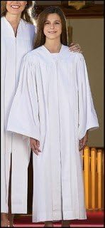 100% Cotton Twill Children's Baptismal Gown - Size 8