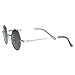 zeroUV - Small Retro-Vintage Style Lennon Inspired Round Metal Circle Sunglasses