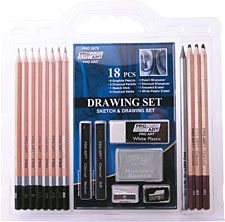 Pro Art 18-Piece Sketch/Draw Pencil Set
