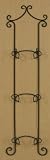 Stratford Wide Vertical Metal 3 Tier Black Wall Rack by Tripar