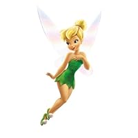 RoomMates RMK1494GM Tinker Bell Giant Wall Decal with Glitter Wings