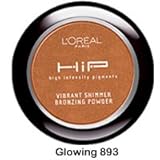 Loreal Hip High Intensity Pigments Vibrant Shimmer Bronzing Powder, Glowing 893 - 2 Each