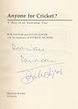 Anyone for cricket? : a diary of an Australian tour