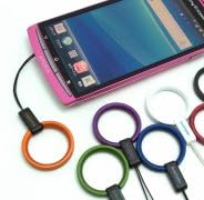 ポケットリング　ワインレッド