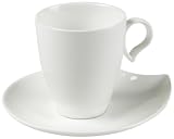 Review Ciroa  / Mitis White Fine China 170ml Teacup & Saucer
