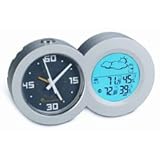 Honeywell TC681ELW Dual View Wireless Digital Weather Station with Analog Quartz Clock
