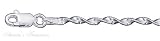 Sterling Silver Twisted Magic Chain Anklet Necklace Bracelet 025