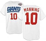 New York Giants Eli Manning Name and Number T-shirts