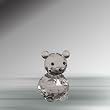 Crystal Teddy Bear 1 3/4" #30110