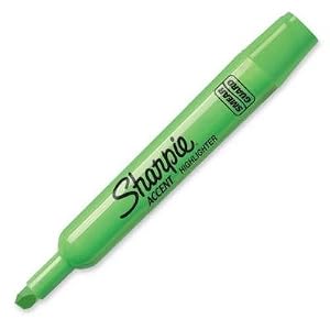 Cardscan SAN-25035 Sharpie Accent Tank Style Highlighter - Chisel Marker Point Style -... by Sanford, L.P.