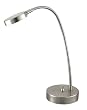 Adesso Eternity Flat Head Desk Lamp, Satin Steel