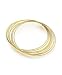18k Gold Over Sterling Silver Bangle Set