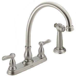 Delta 24902-SS Stainless Steel Kitchen Faucet w/ Spray