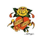 Ed Hardy Rose Temporary Tattoo