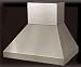 Independent CHIM36SS Stainless Steel Chimney 36 Inch Wide, 1400 CFM, 3 Speed Wall Mou...
