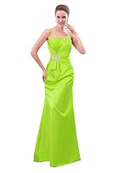 Sleeveless Spaghetti Strap Beaded Lace Ruched Cocktail Floor Length Evening Dress/Mother-of-the-Bride Dress/Prom Dress/Party Dress/Wedding Dress 