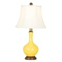 Yellow Porcelain Table Lamp - Yellow (21")