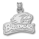 Oregon State Beavers 1/2in Sterling Silver Head Pendant