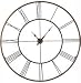 Extra Large Dynasty Gold Open Roman Numeral Wall Clock Iron 50 X 1 X 50