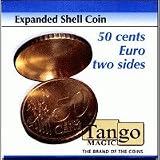 Expanded Shell Coin 50 Cent Euro Two Sides by Tango Magic