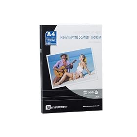 100 x Sheets - Mirror Matte 190gsm Inkjet Photo Paper