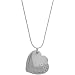 Sporting Goods : Classic USA US Olympic Triple Heart Necklace