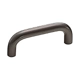 シロクマ 10φ丸棒ハンドル 100mm アルミ 取っ手 A-14 クロ