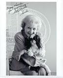 Signed White, Betty 8X10 B&W Photo
