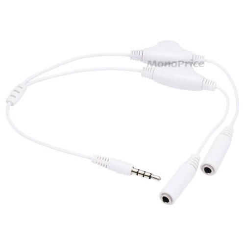 Headphone Splitter with Separate Volume Controls Headphone splitters