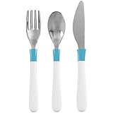 OXO Tot Cutlery Set for Big Kids, Aqua