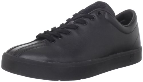 K-Swiss Men's Clean Classic Low Fashion Sneaker,Black/Black,11 M US