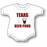 Texas Beer Pong Baby Ultrasoft Onesie